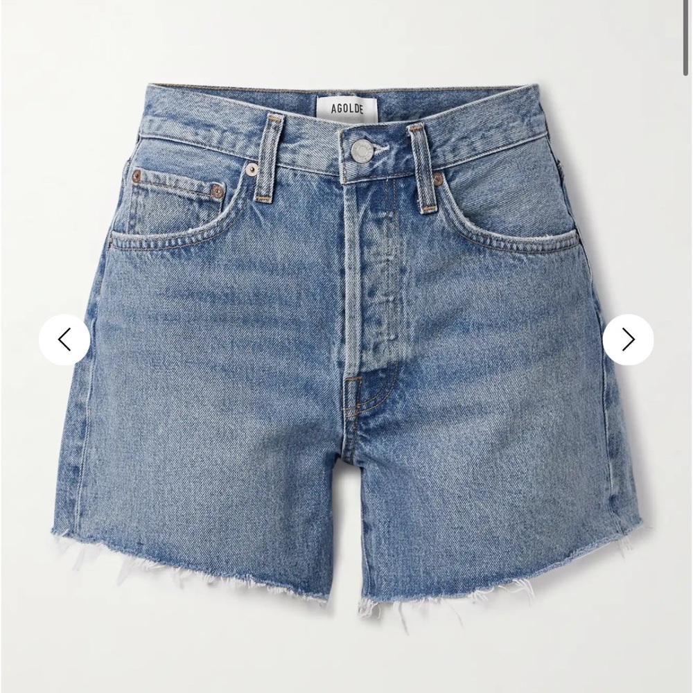 Agolde Parker Long Jean Shorts